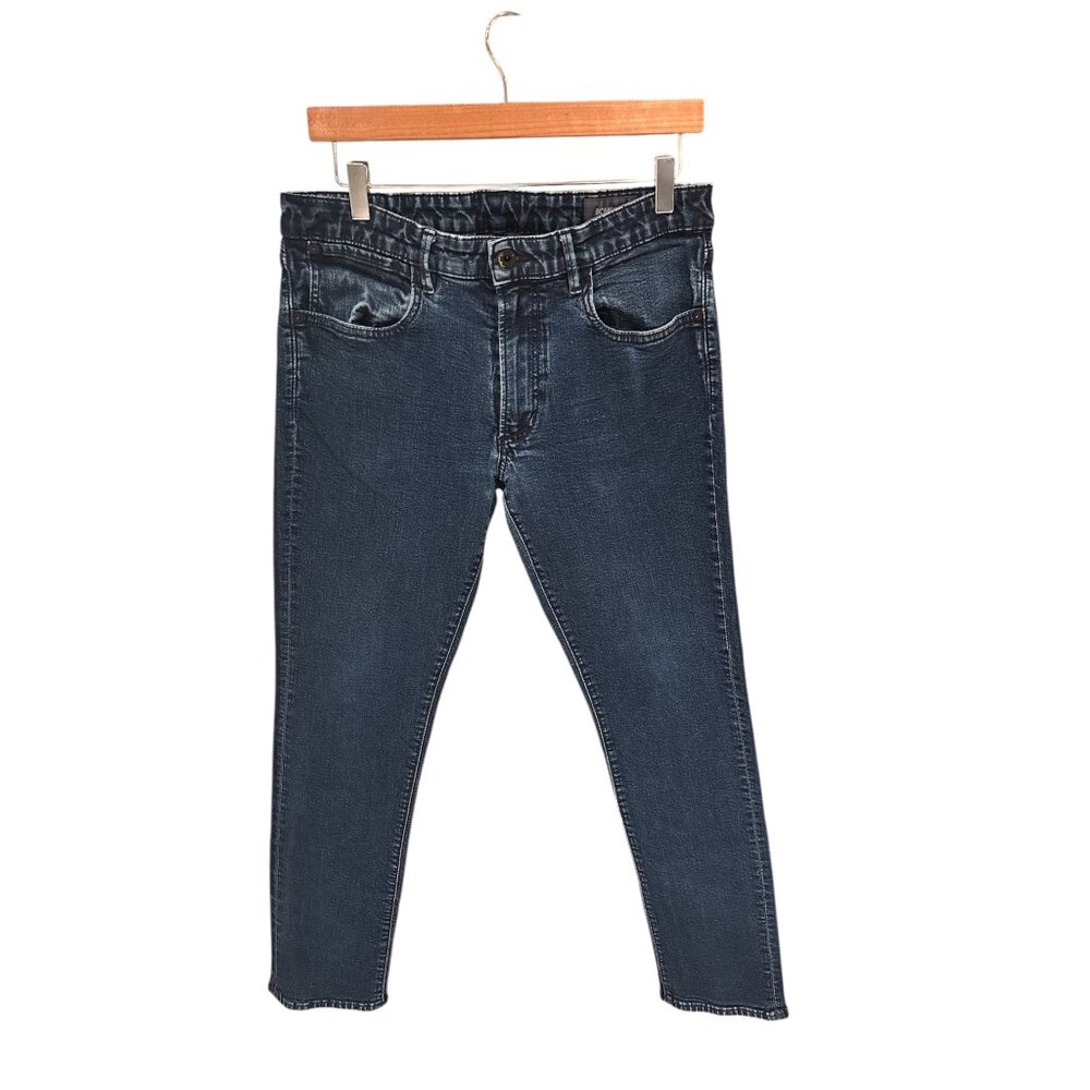 Bonobos Mens Dark Wash Denim Jeans Size 34/32 Cotton Blend